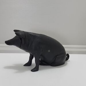 Black Pig Figurine